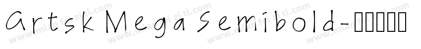 Grtsk Mega Semibold字体转换